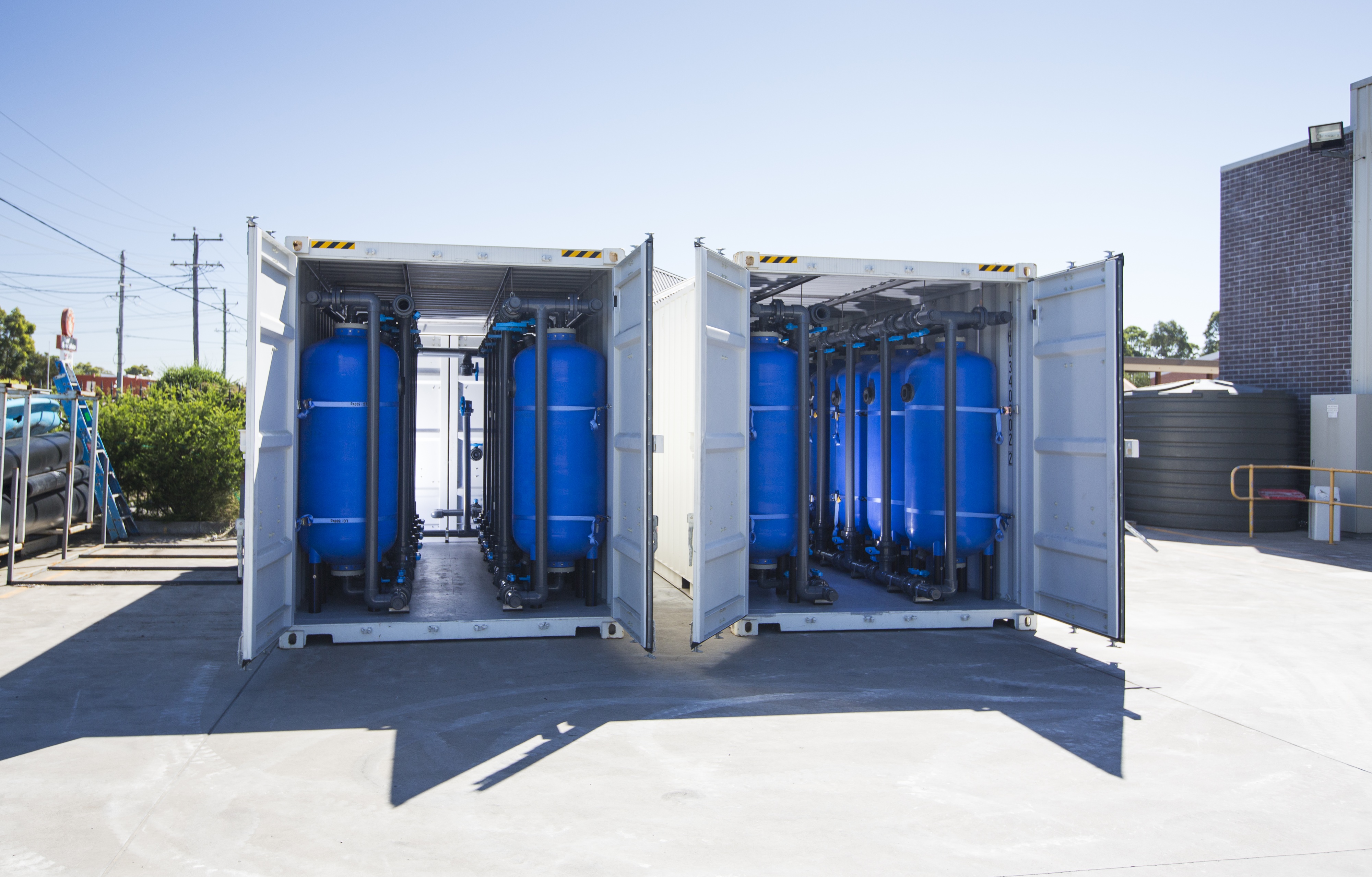 移动，基于集装箱的系统，用于修复PFAS污染的水与澳大利亚机场的Lanxess离子交换树脂。